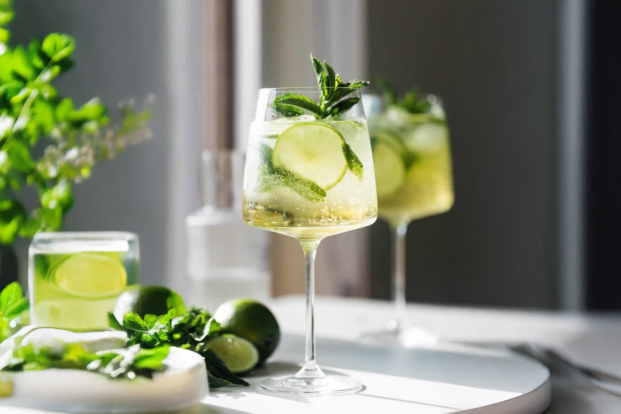 Hugo Spritz cocktail - Proof & Grain