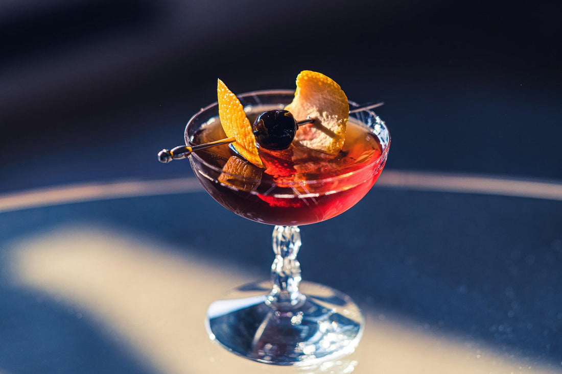 Midnight Manhattan cocktail - Proof & Grain