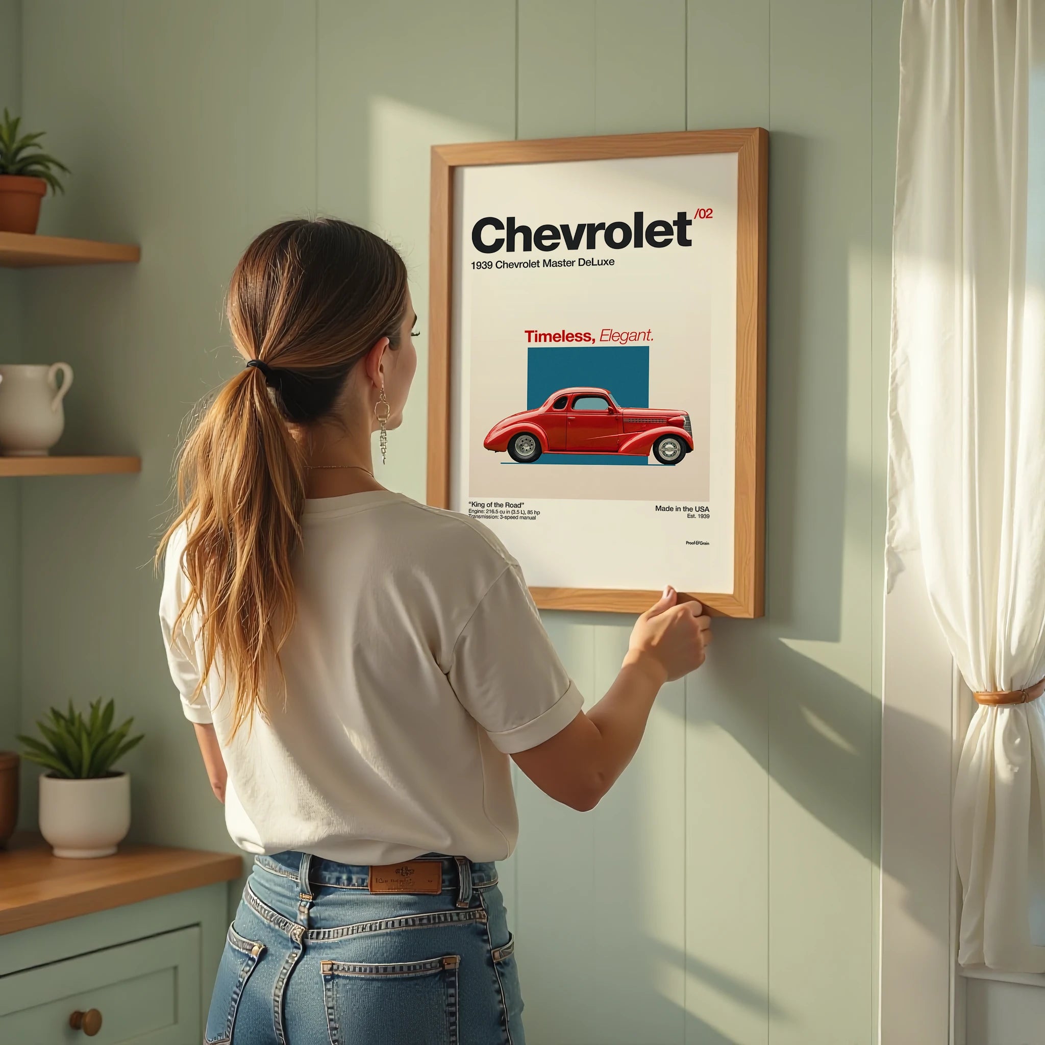 1939 Chevrolet Master DeLuxe Poster