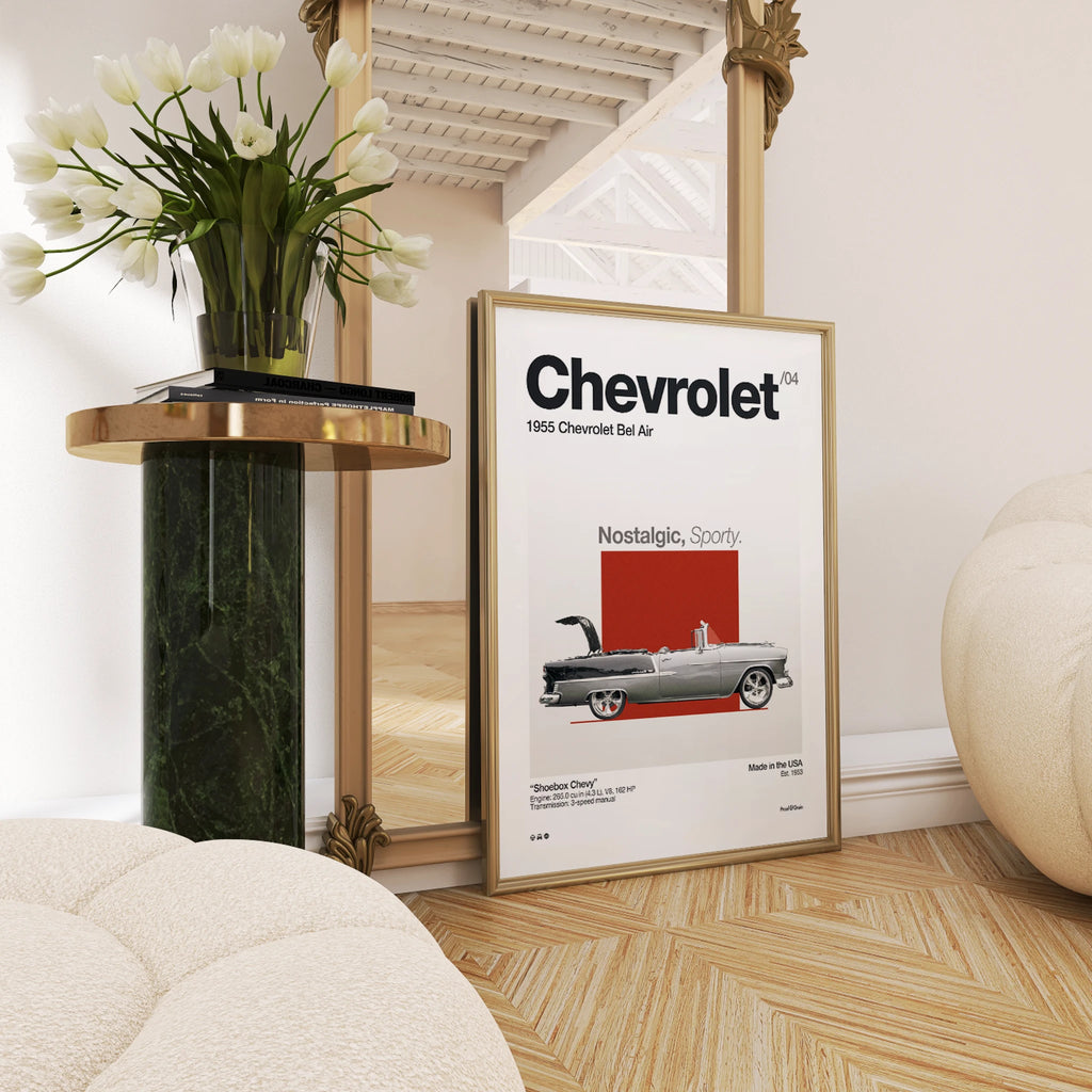 1955 Chevrolet Bel Air Poster
