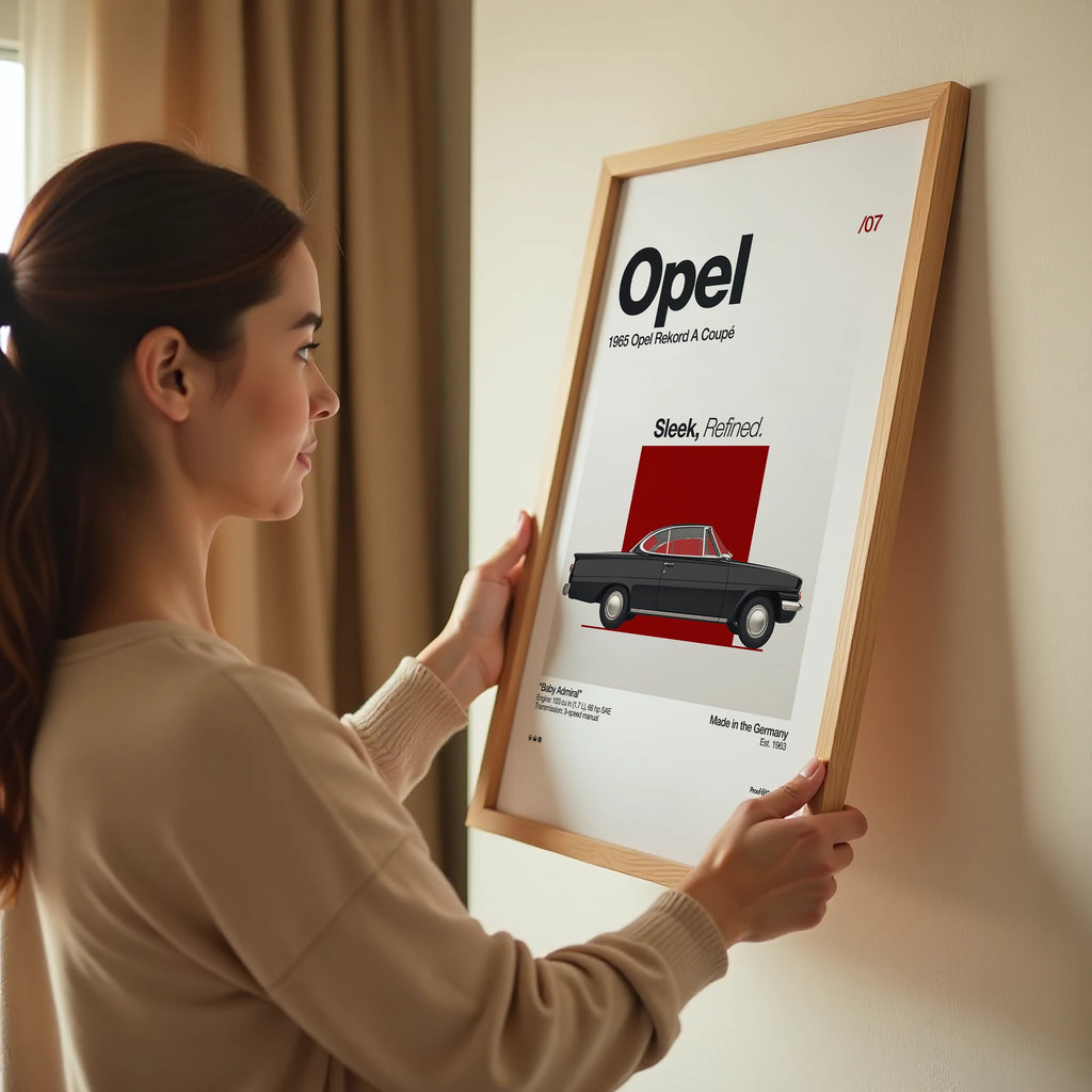 1965 Opel Rekord A Coupé Poster