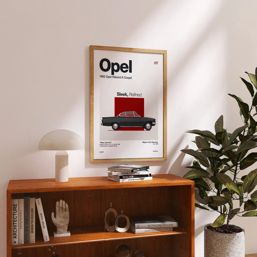 1965 Opel Rekord A Coupé Poster