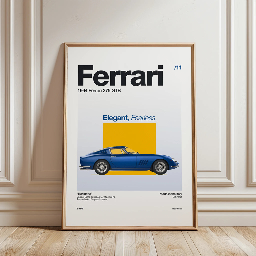 1964 Ferrari 275 GTB Poster