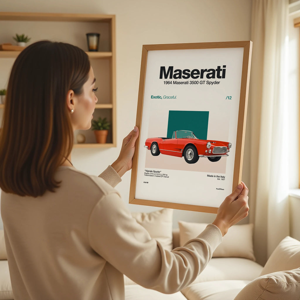 1964 Maserati 3500 GT Spyder Poster