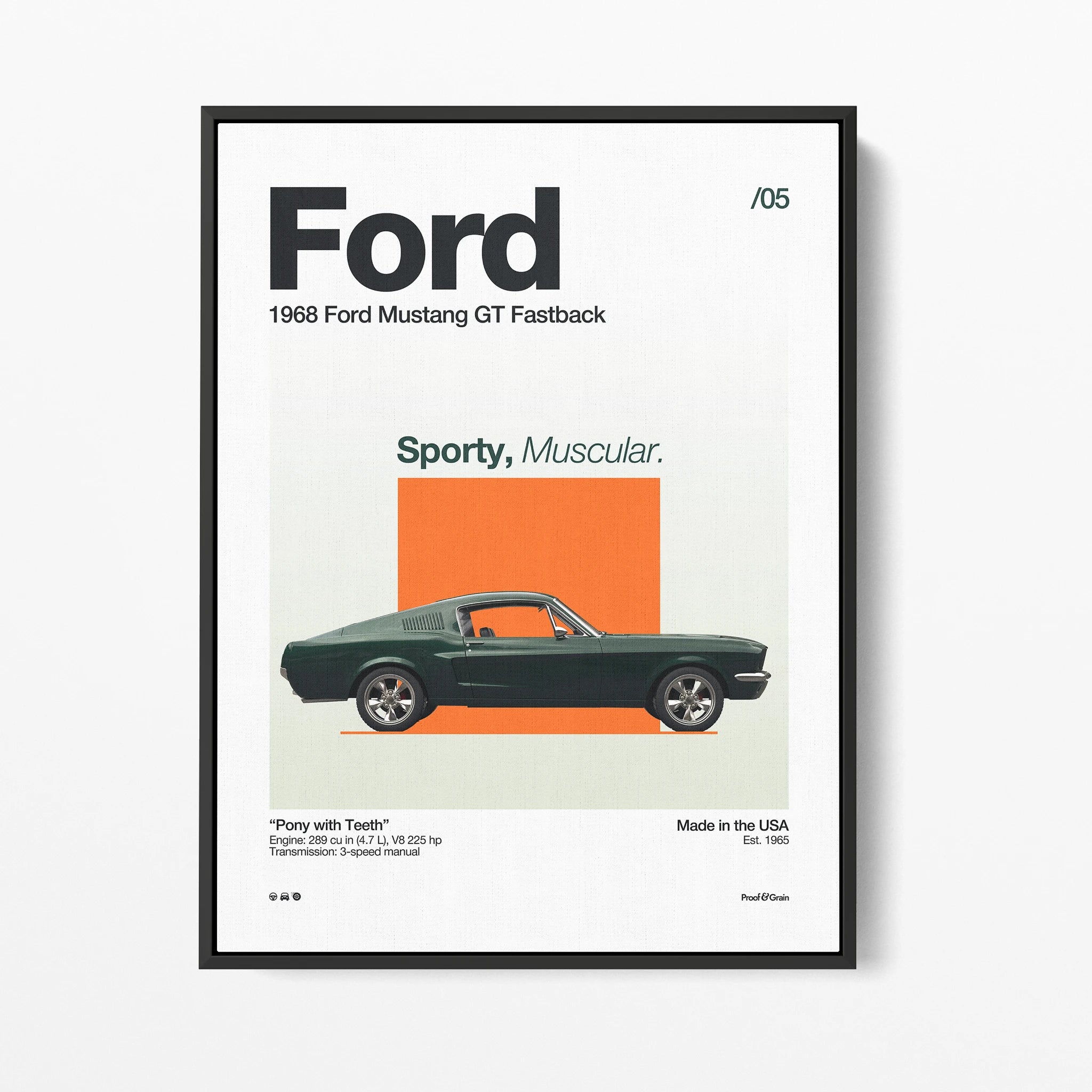 1968 Ford Mustang GT Fastback