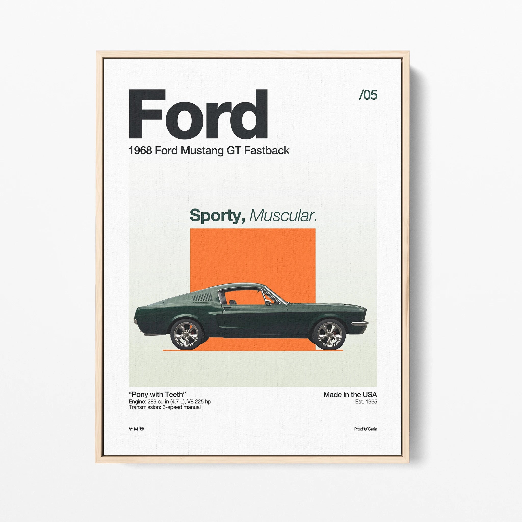 1968 Ford Mustang GT Fastback