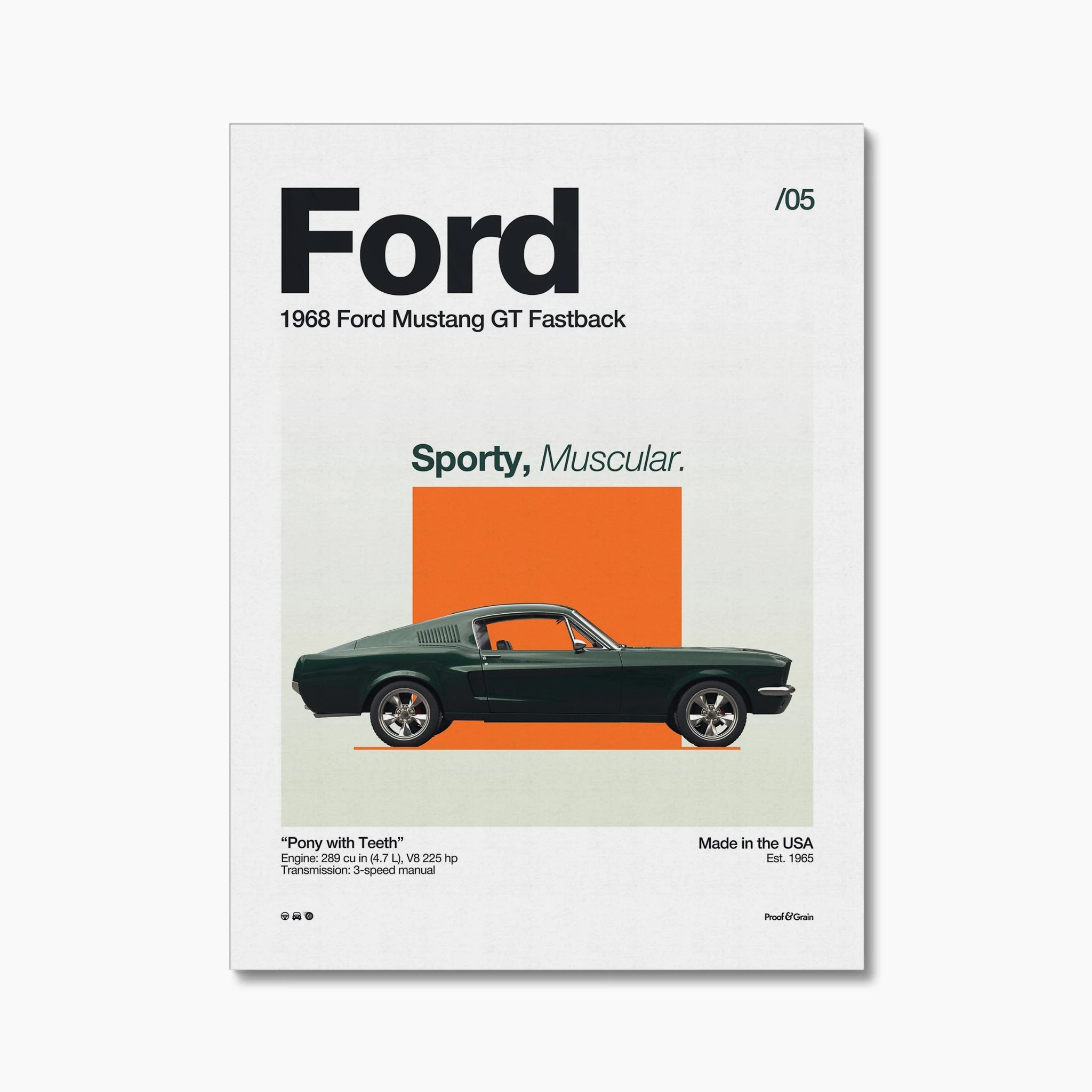 1968 Ford Mustang GT Fastback