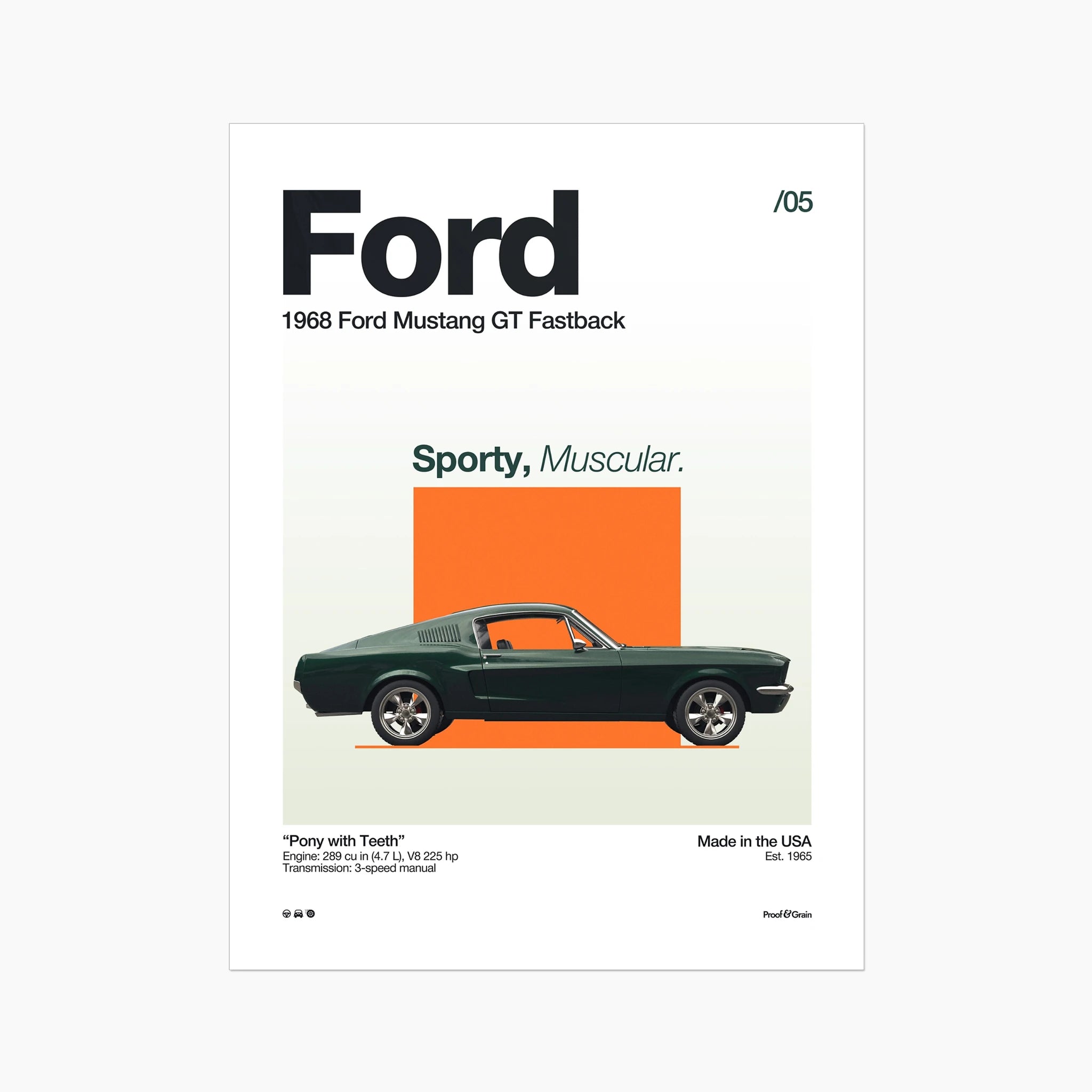 1968 Ford Mustang GT Fastback