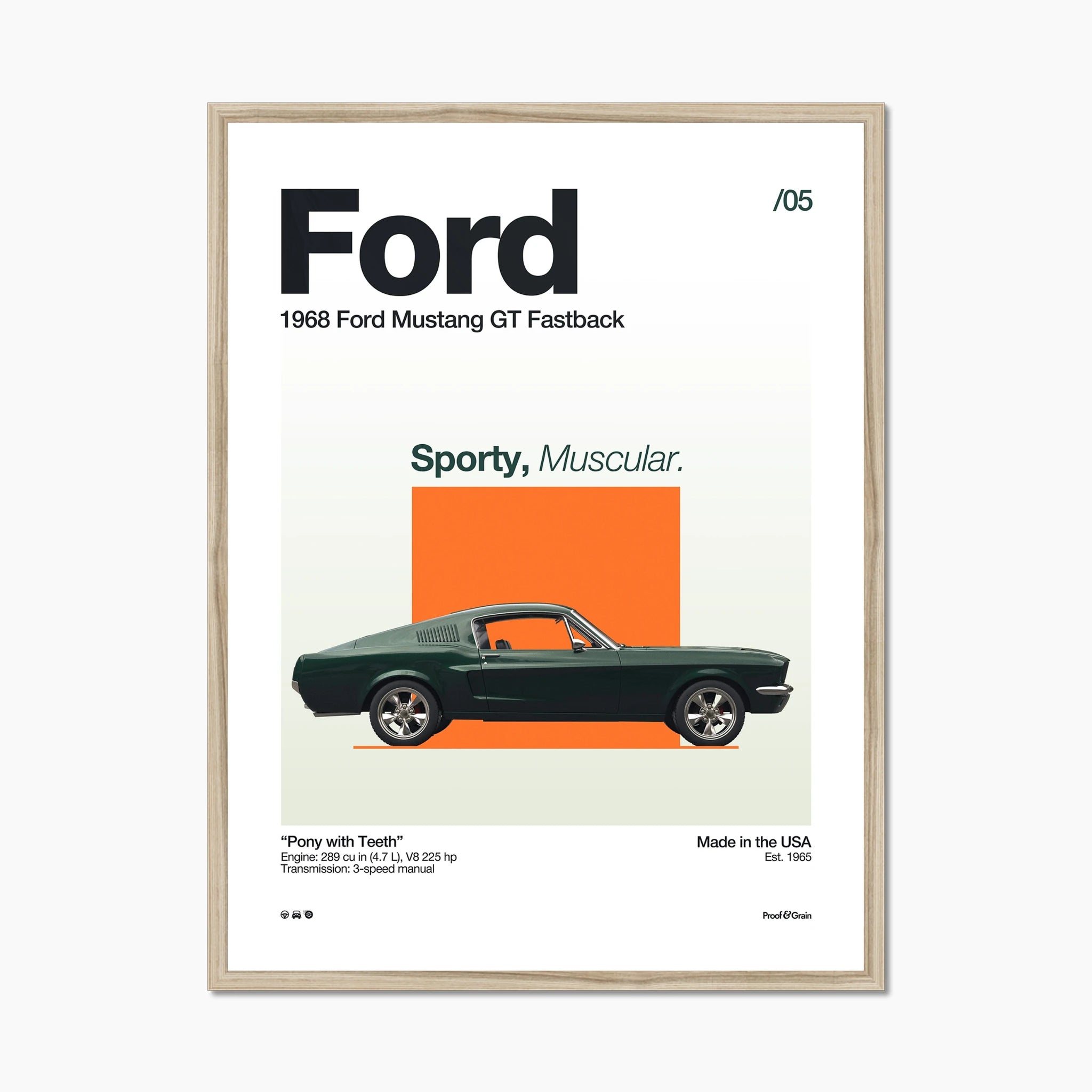 1968 Ford Mustang GT Fastback