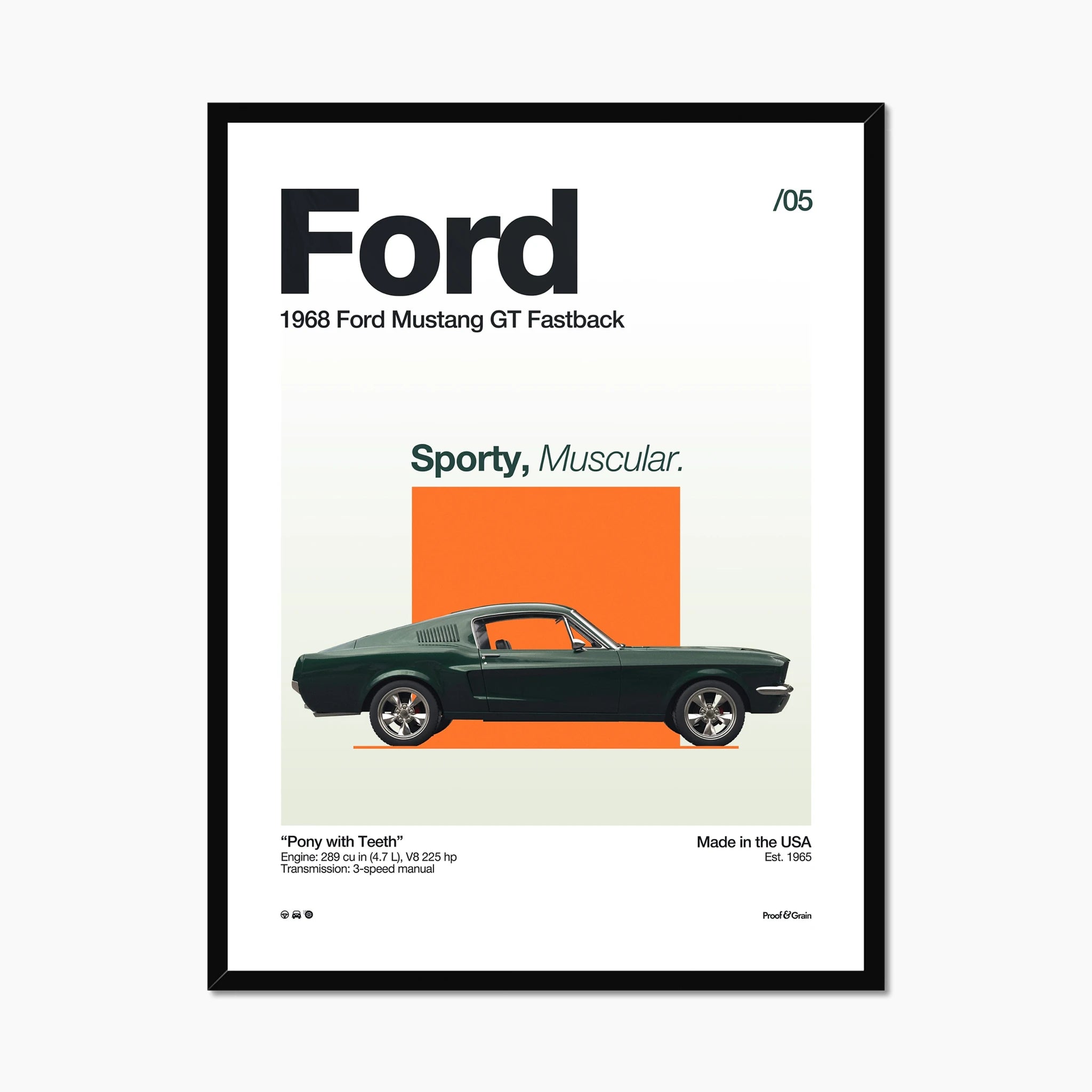 1968 Ford Mustang GT Fastback