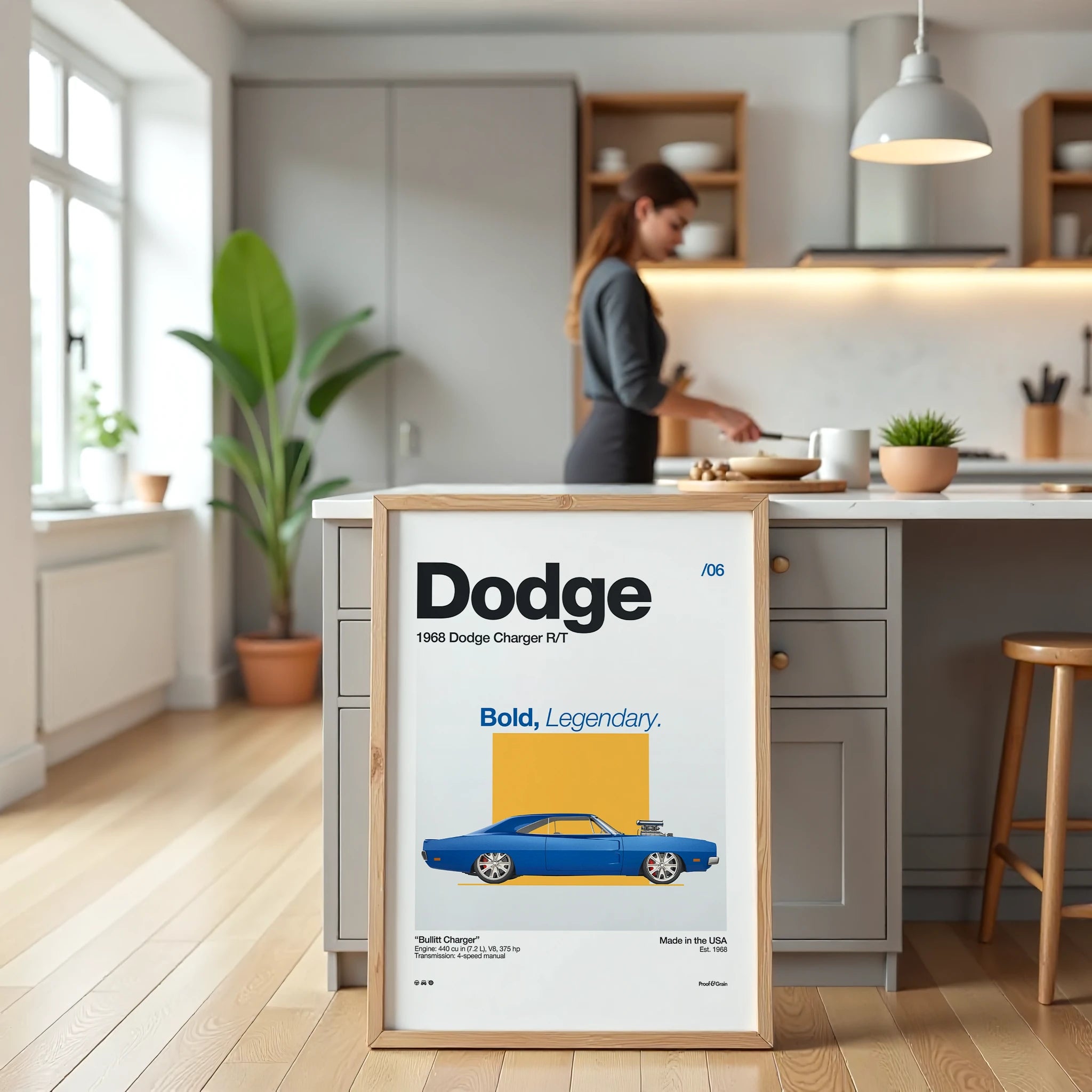 1968 Dodge Charger R/T Poster