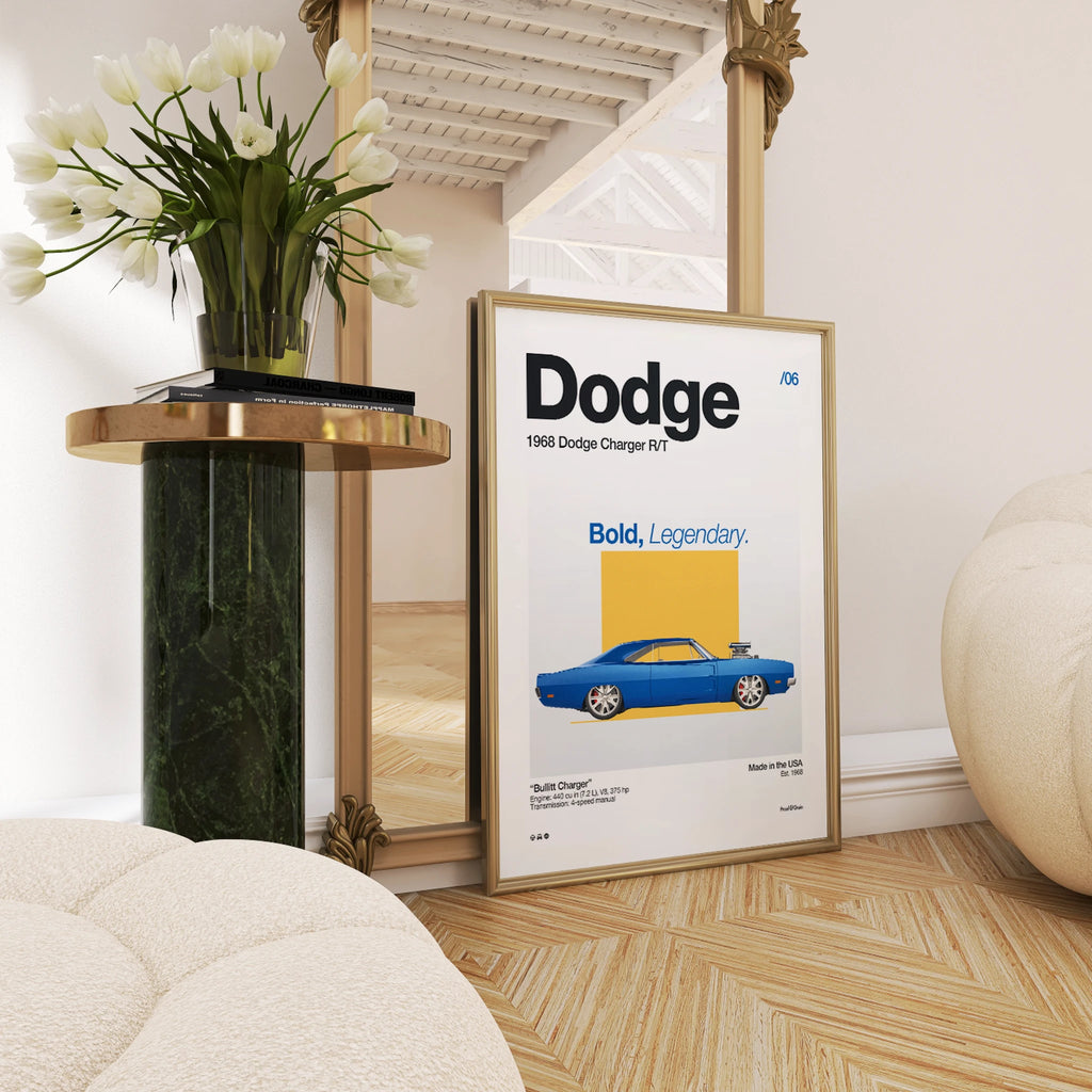 1968 Dodge Charger R/T Poster