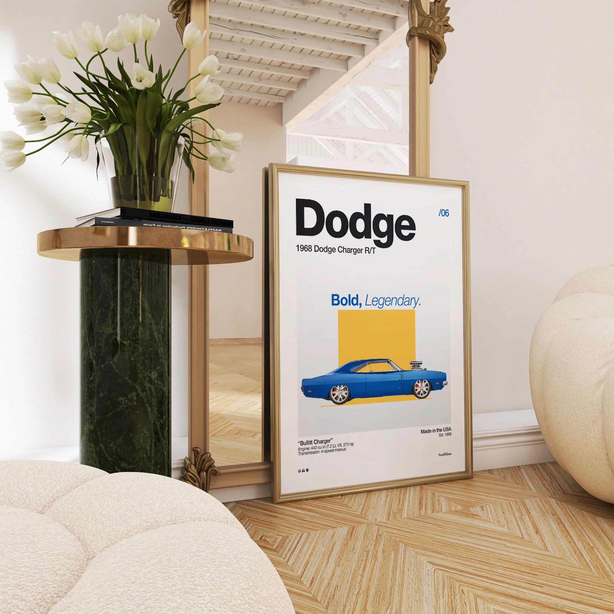 1968 Dodge Charger R/T Poster