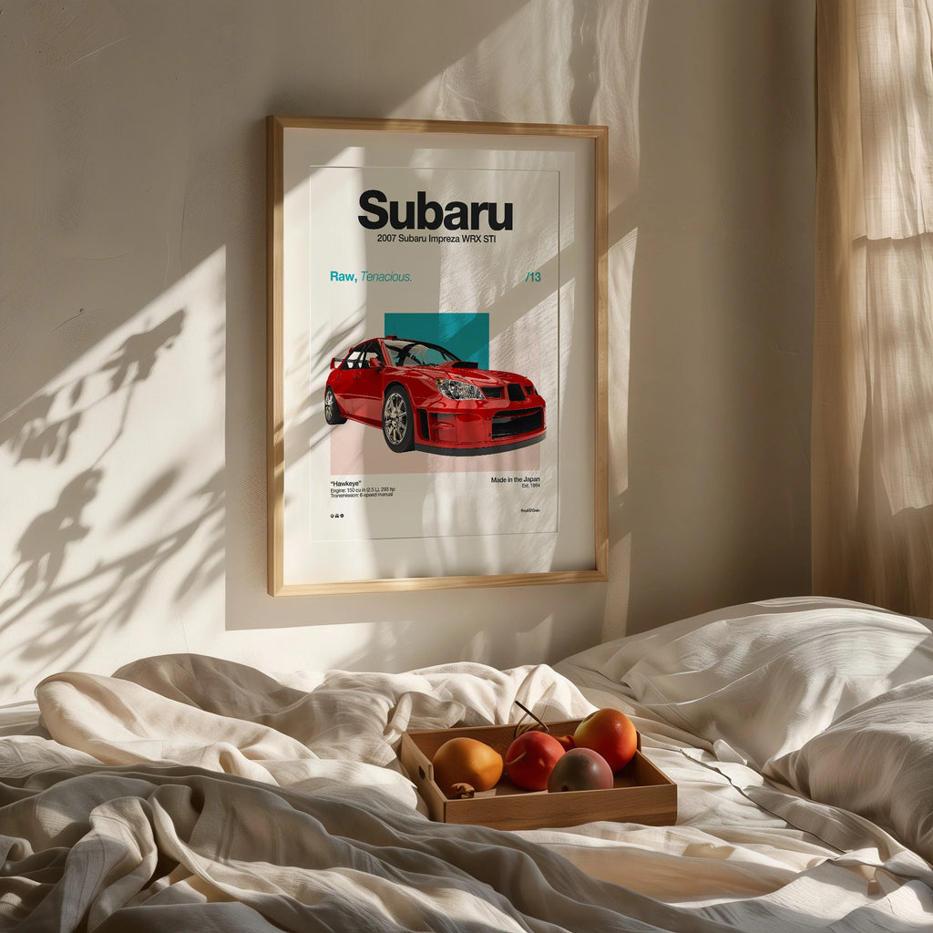 2007 Subaru Impreza WRX STI Poster