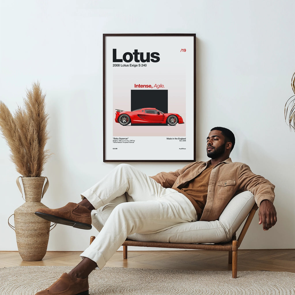 2008 Lotus Exige S 240 Poster