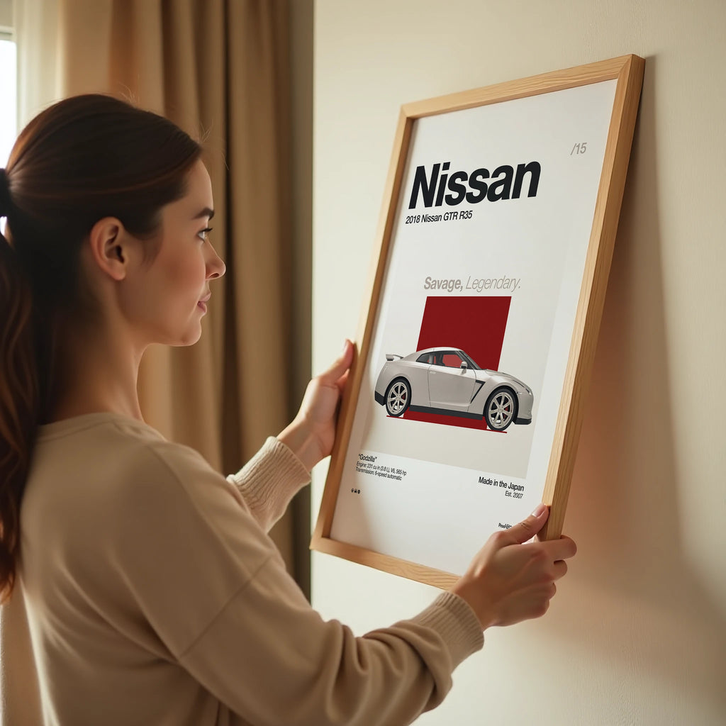 2018 Nissan GT-R R35 Poster