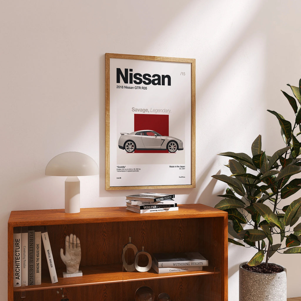 2018 Nissan GT-R R35 Poster