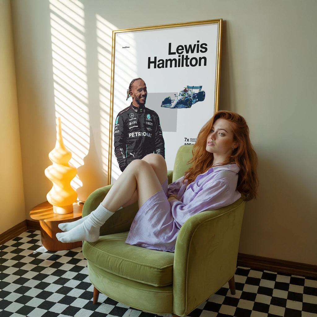 Lewis Hamilton “Speed and Legacy” Poster