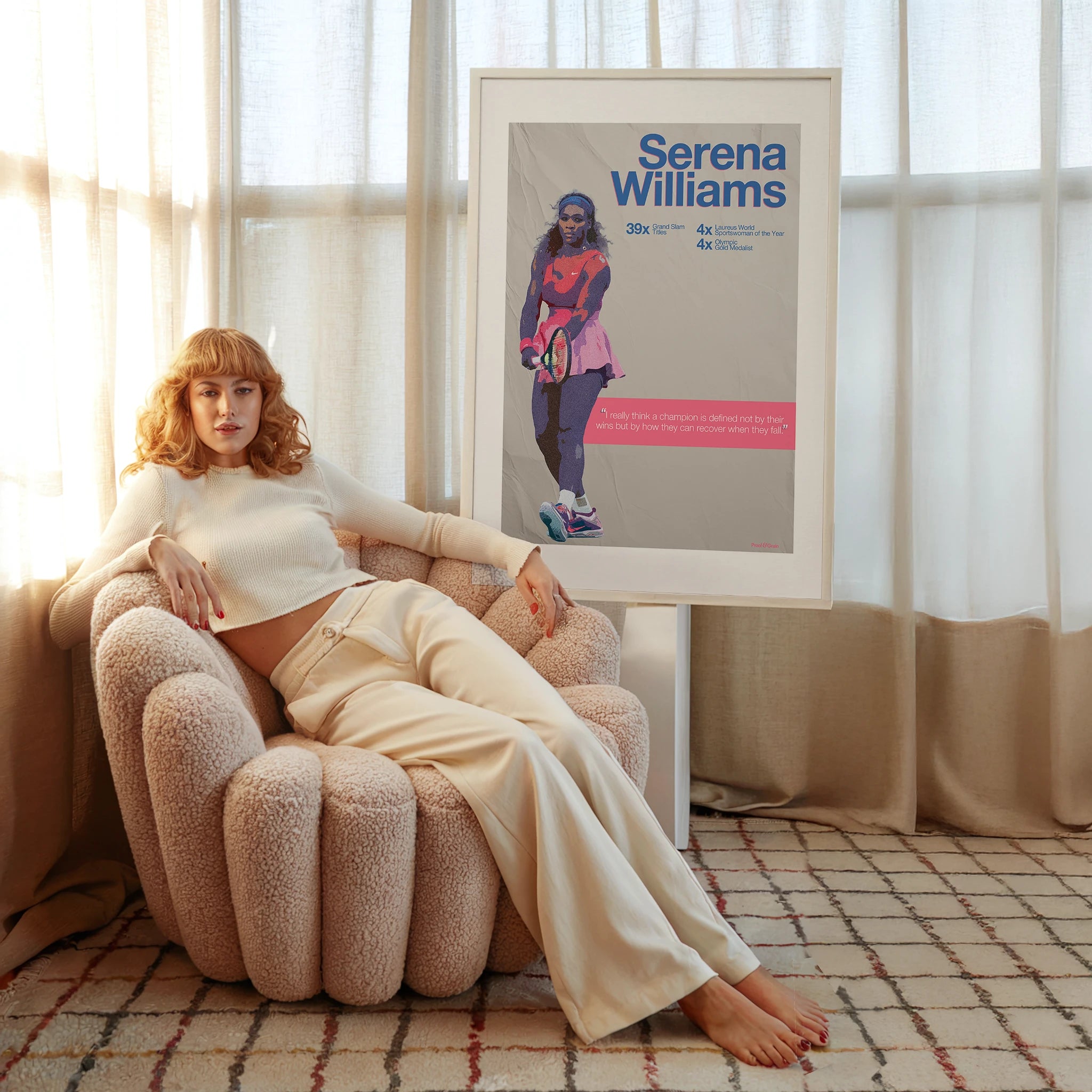 Serena Williams “Champion’s Spirit” Poster