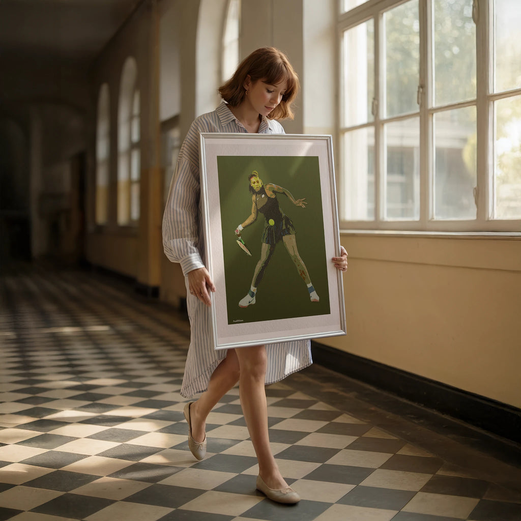 Serena Williams “The Power Serve” Poster