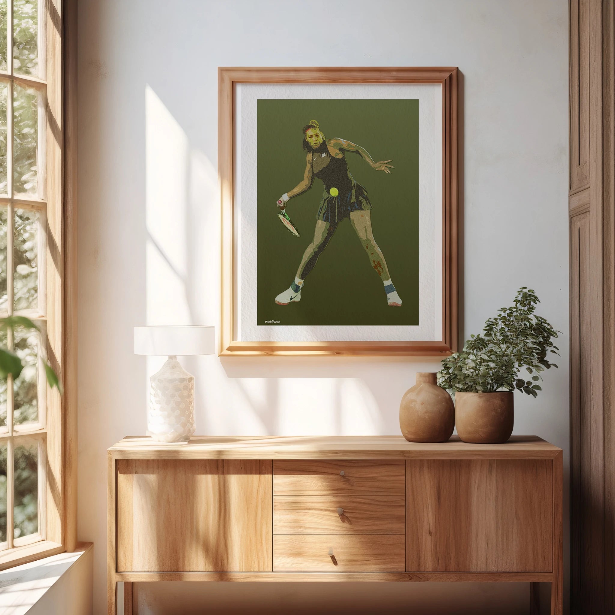 Serena Williams “The Power Serve” Poster