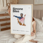 Simone Biles “USA Pride” Poster