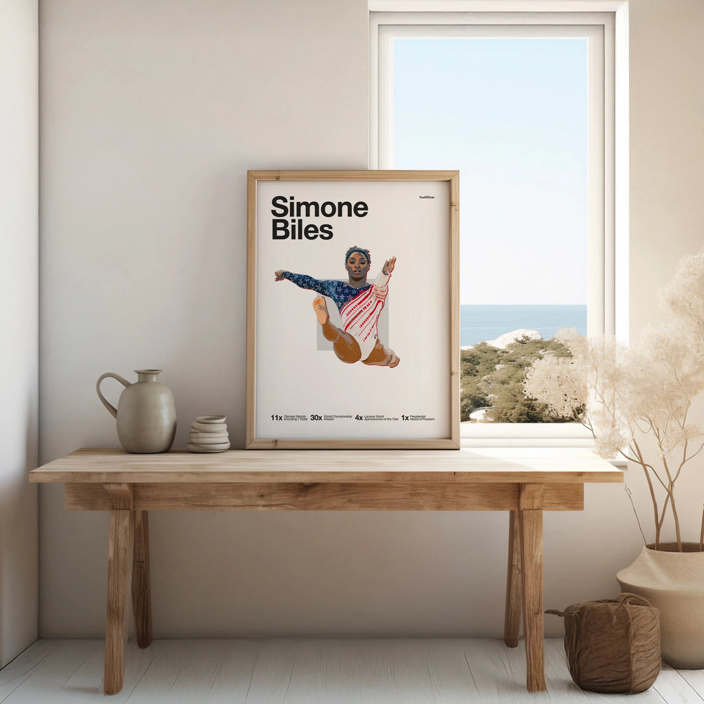 Simone Biles “USA Pride” Poster