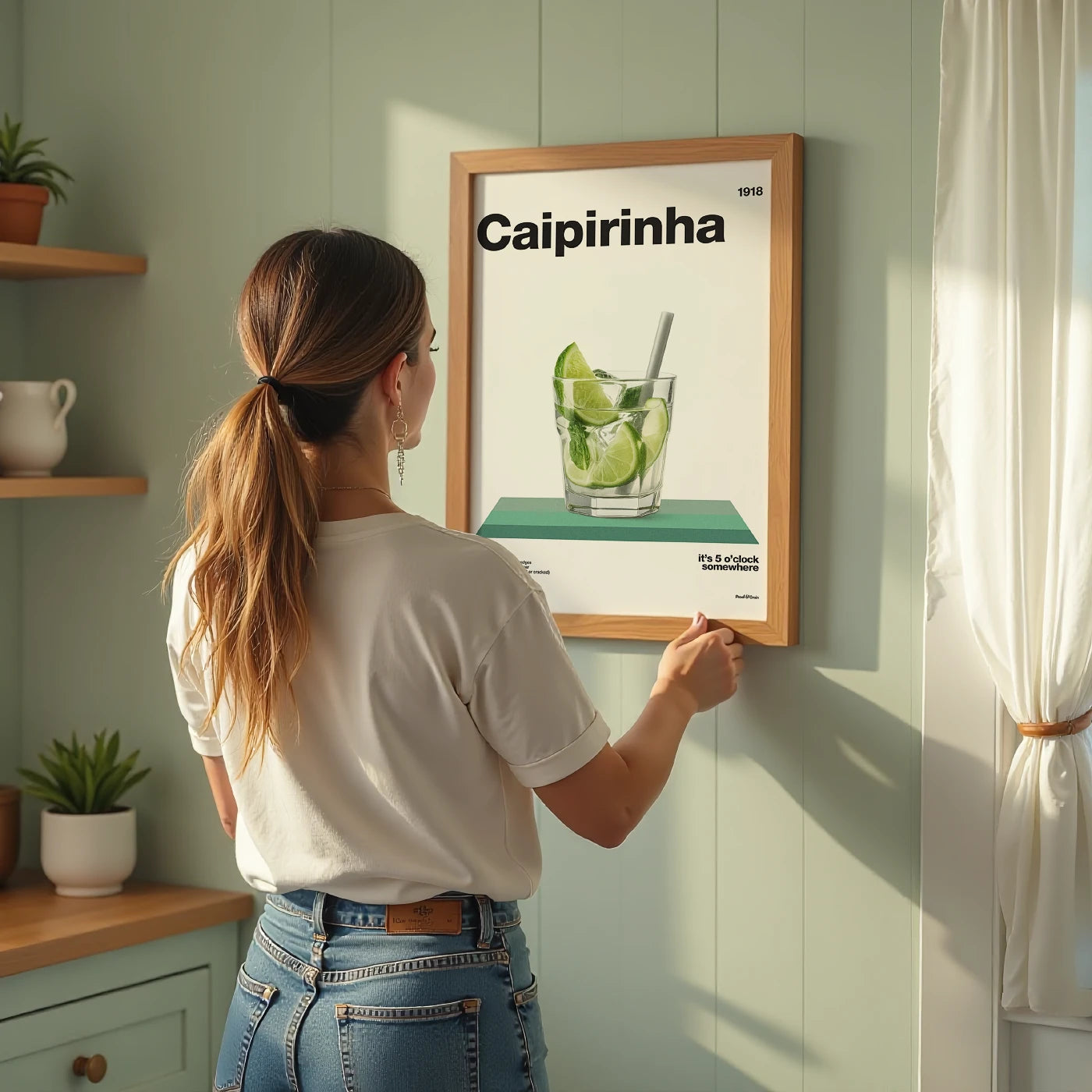 Caipirinha Recipe Poster