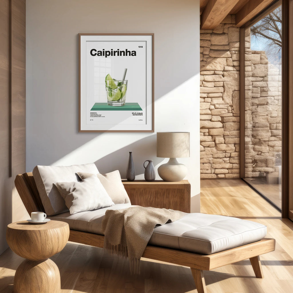 Caipirinha Recipe Poster