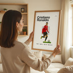 Cristiano Ronaldo “Legacy in Red” Poster