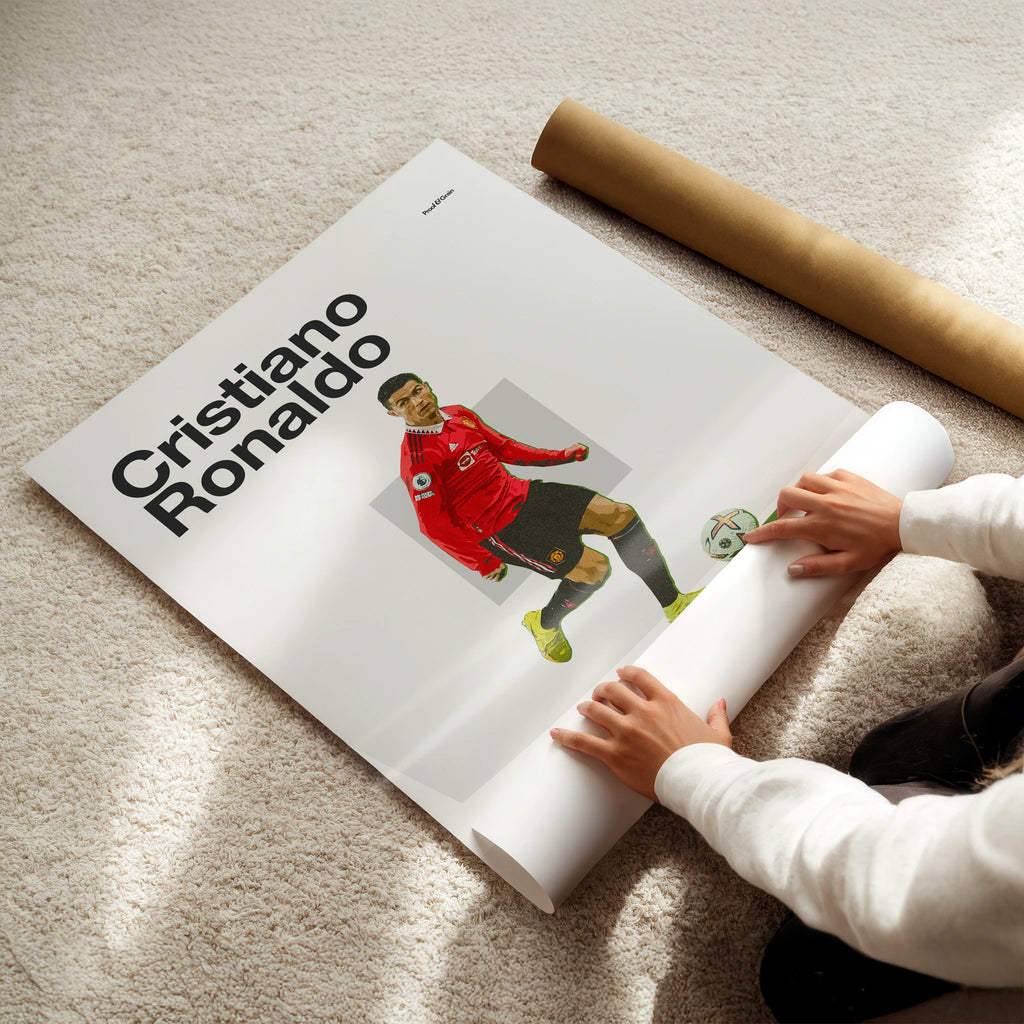 Cristiano Ronaldo “Legacy in Red” Poster