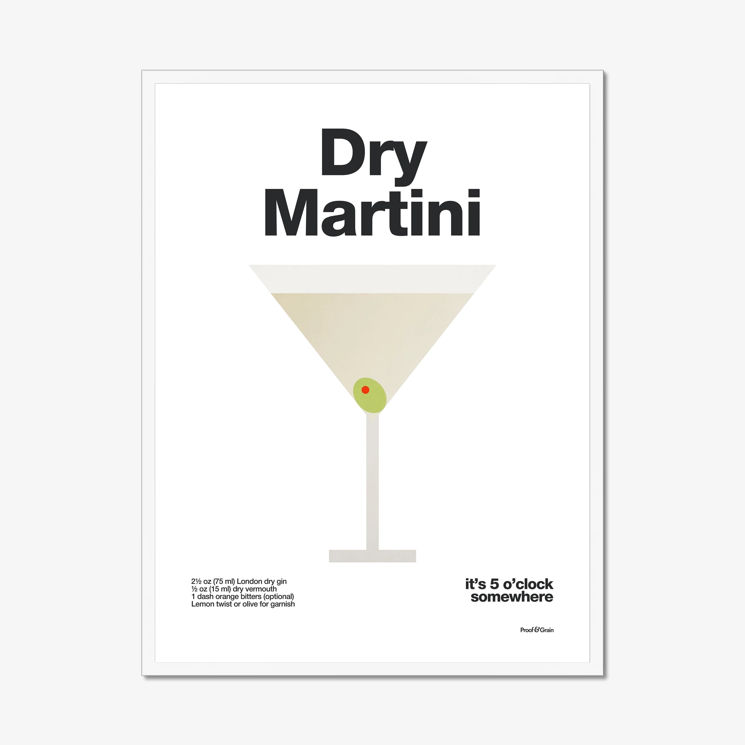 Dry Martini Cocktail Recipe