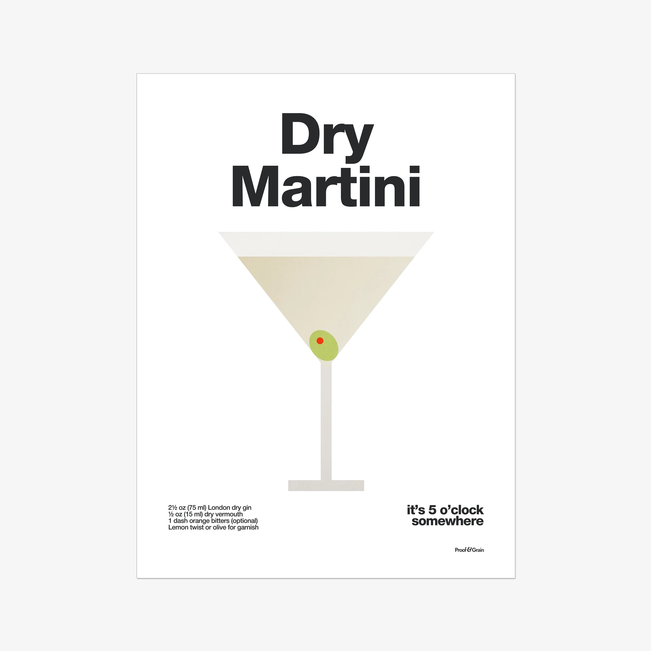 Dry Martini Cocktail Recipe