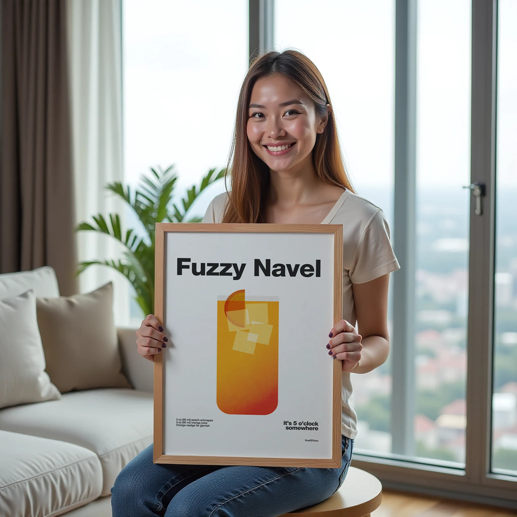 Fuzzy Navel Recipe Poster