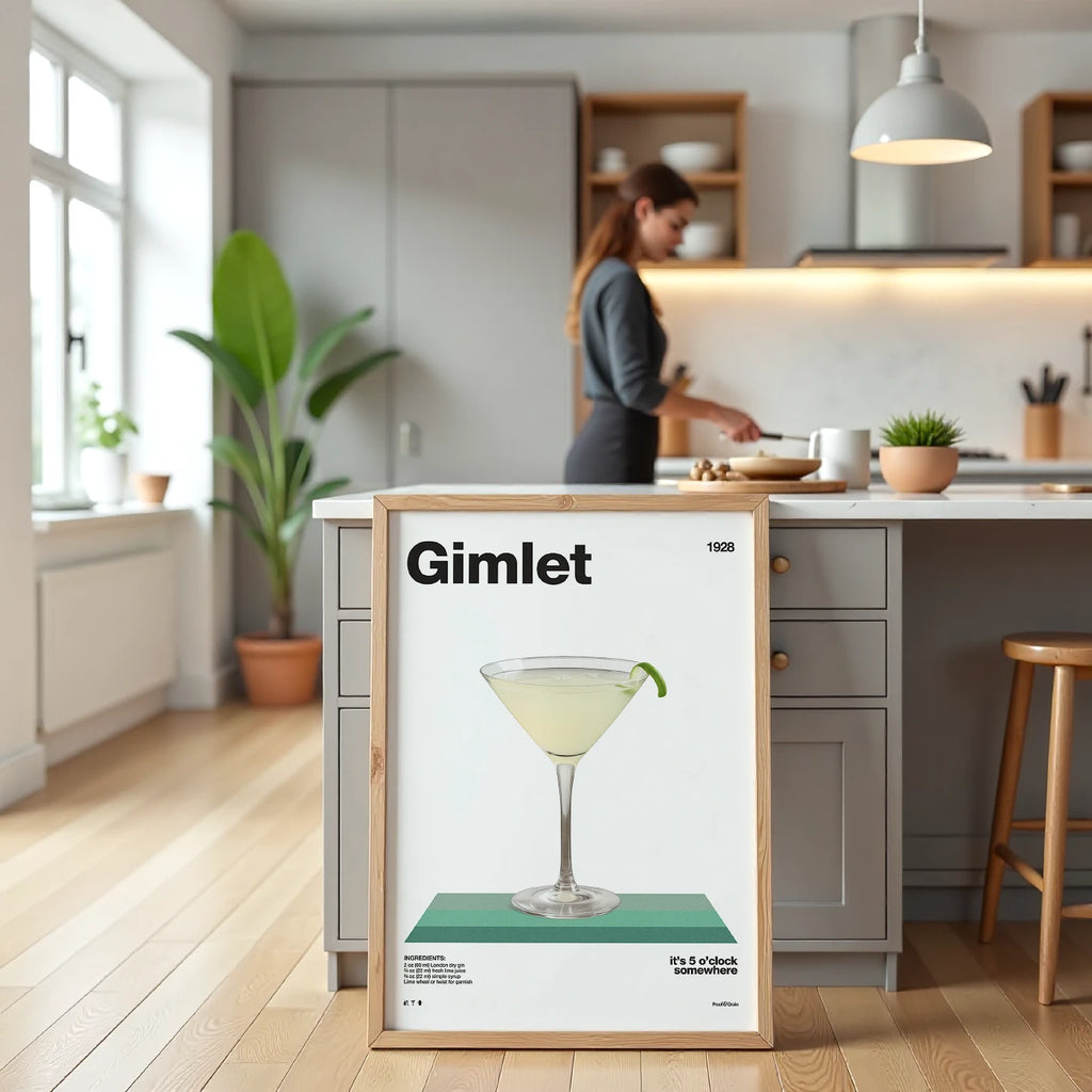 Gimlet Recipe Poster