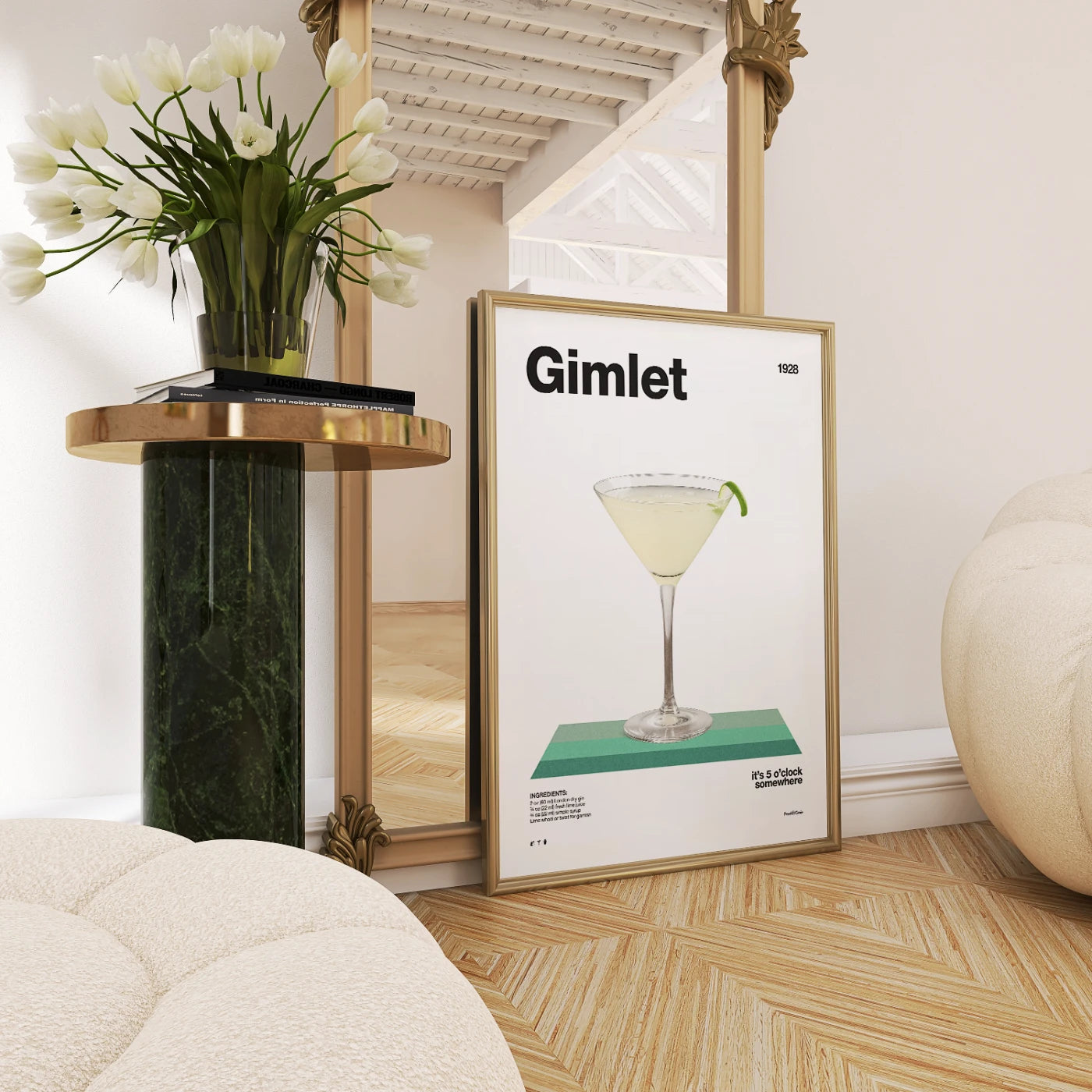 Gimlet Recipe Poster