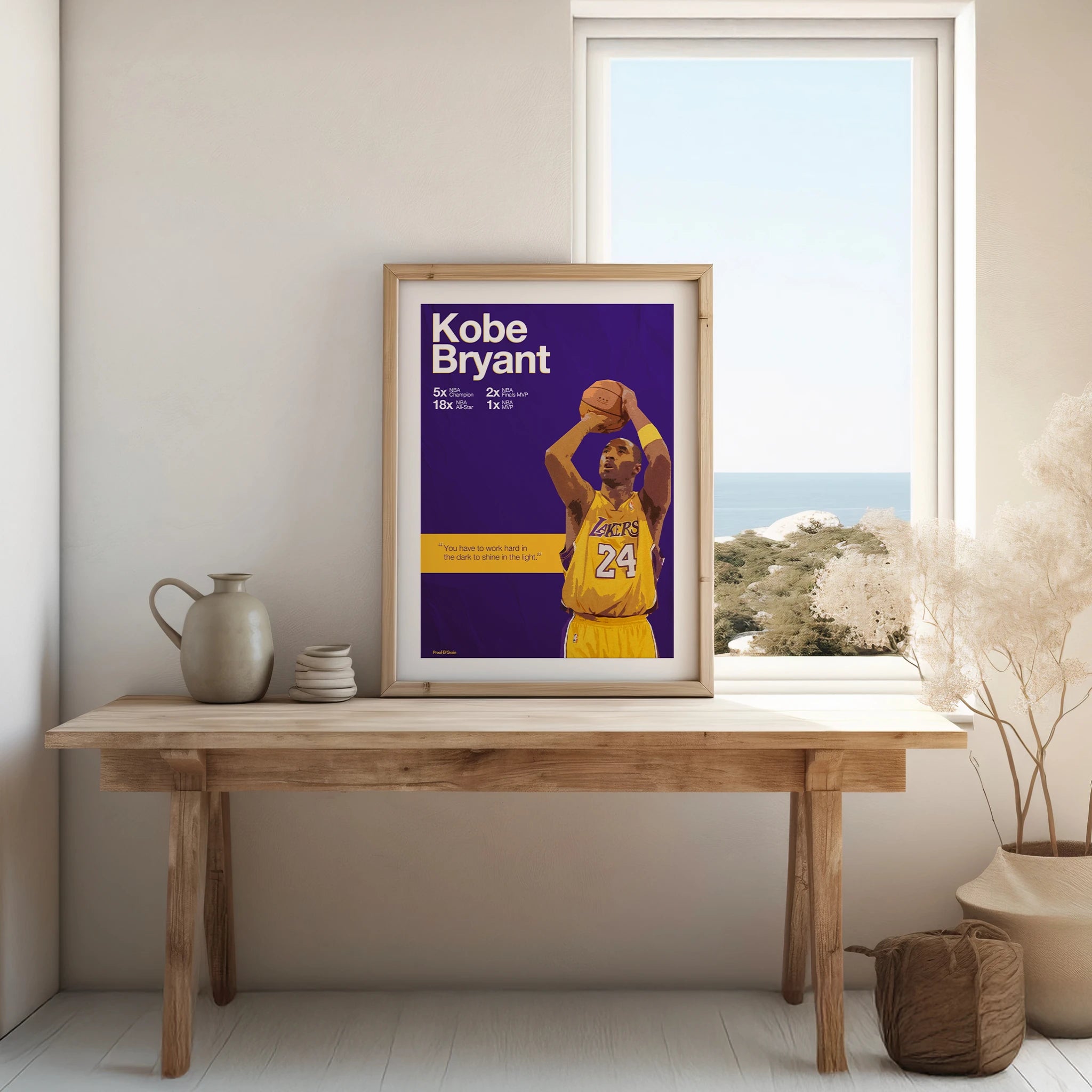 Kobe Bryant “Mamba Mentality” Poster
