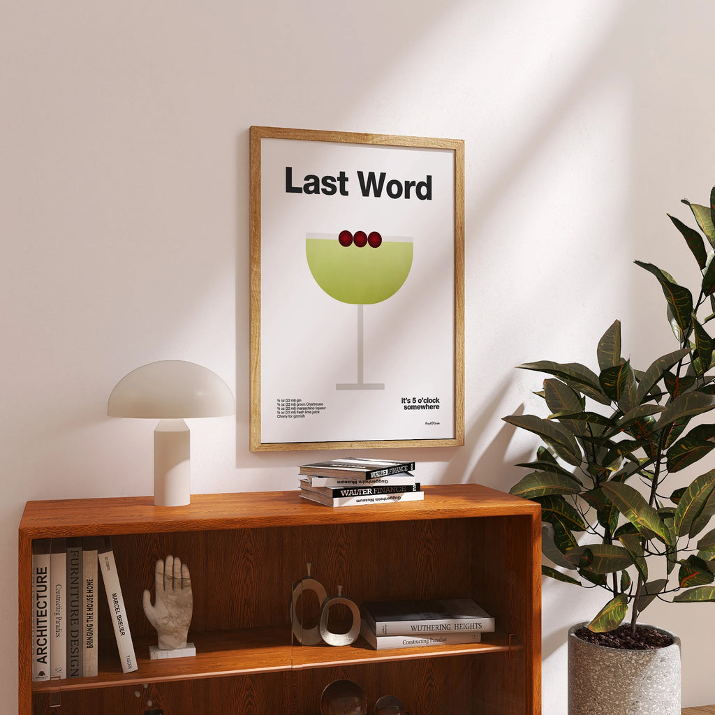 Last Word Recipe Poster