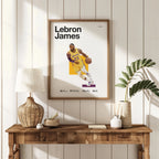 LeBron James “King of the Court” Poster