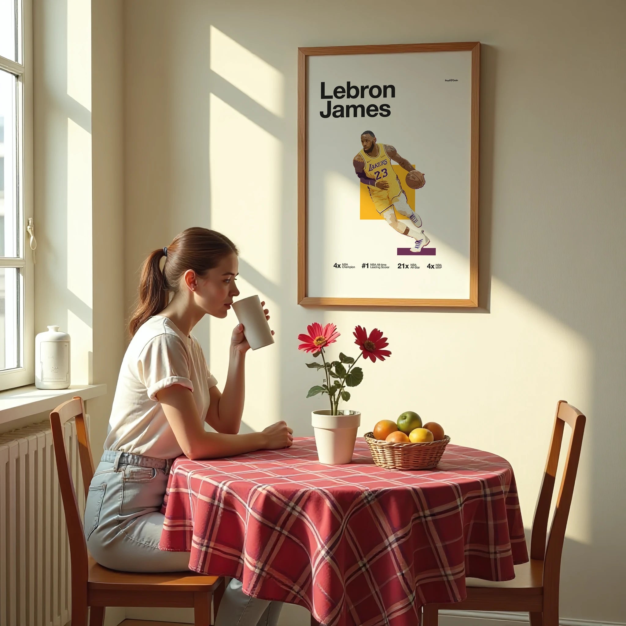 LeBron James “King of the Court” Poster