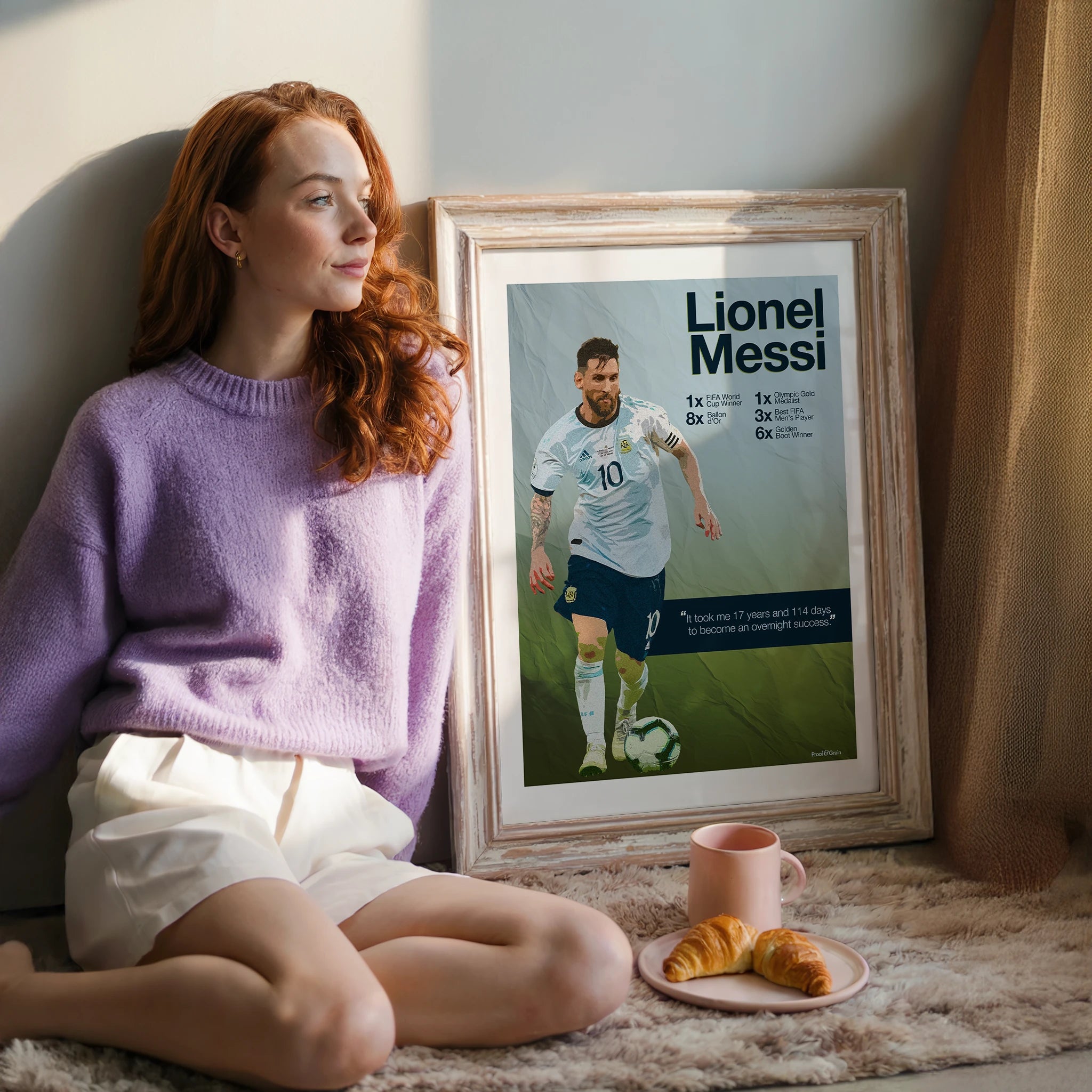 Lionel Messi “Overnight Success” Poster