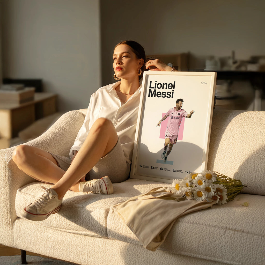 Lionel Messi “Pink Legacy” Poster