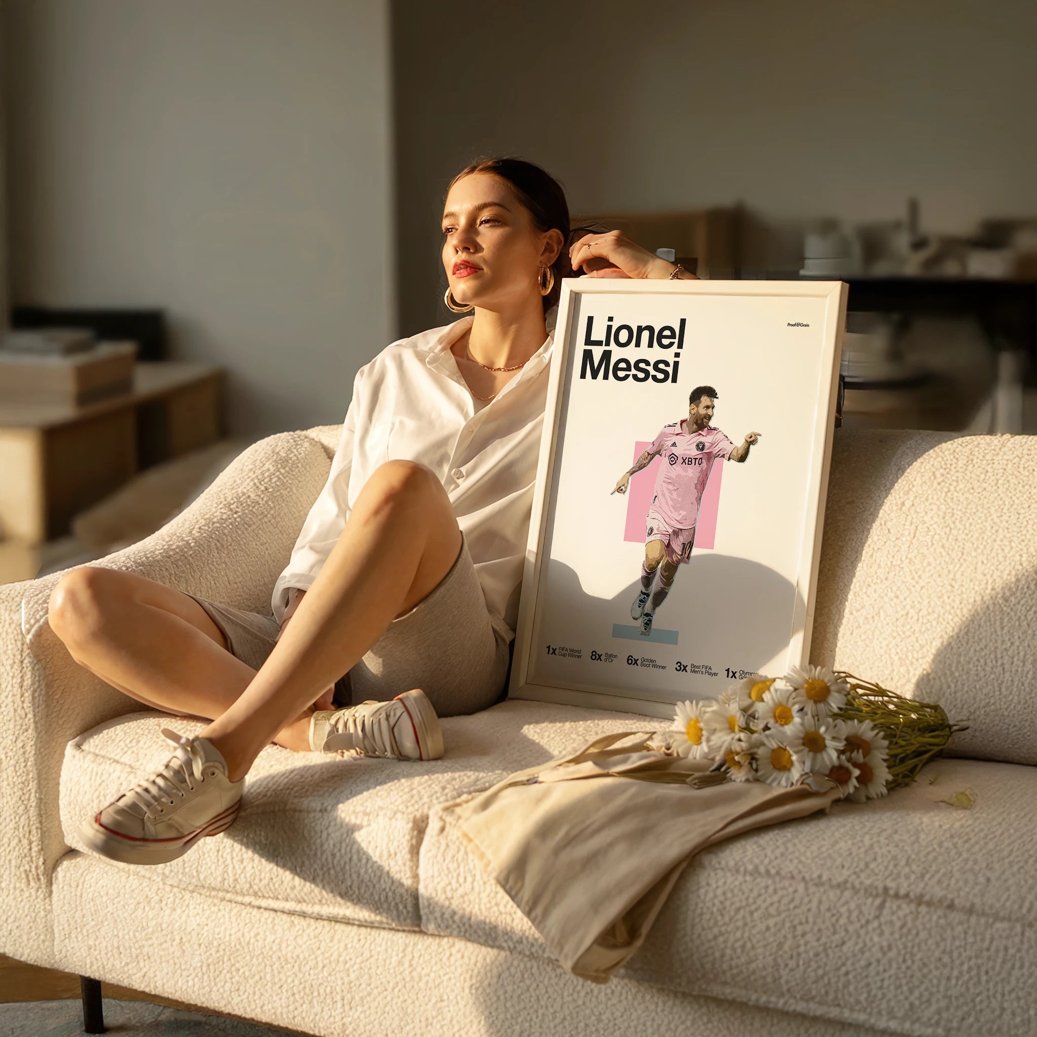 Lionel Messi “Pink Legacy” Poster