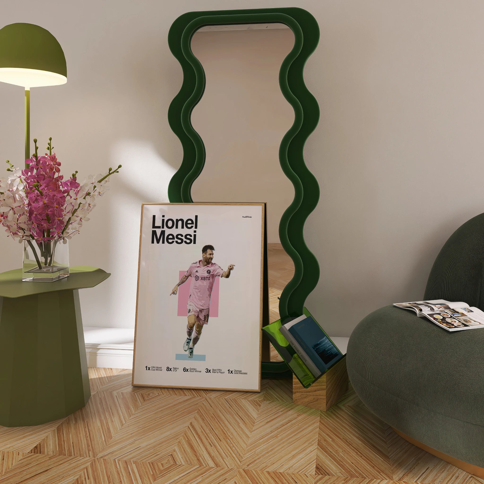 Lionel Messi “Pink Legacy” Poster