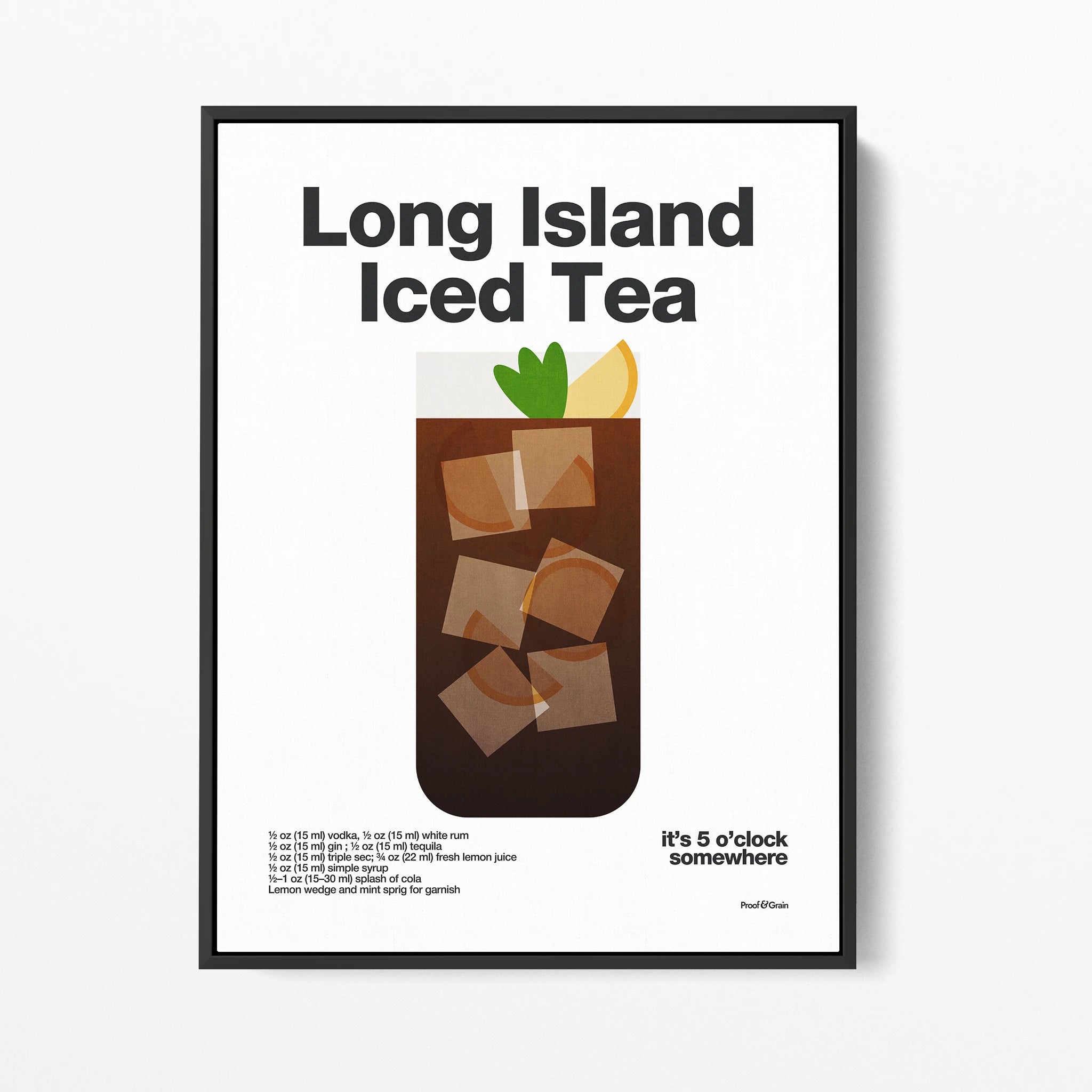 Long Island Iced Tea Cocktail Recipe
