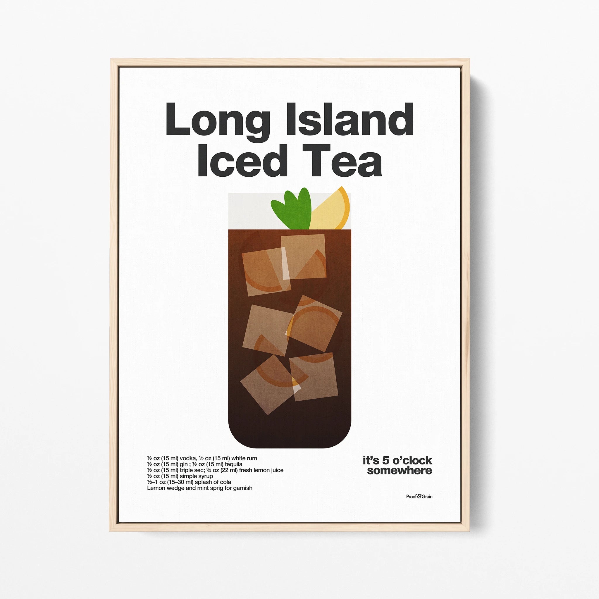 Long Island Iced Tea Cocktail Recipe