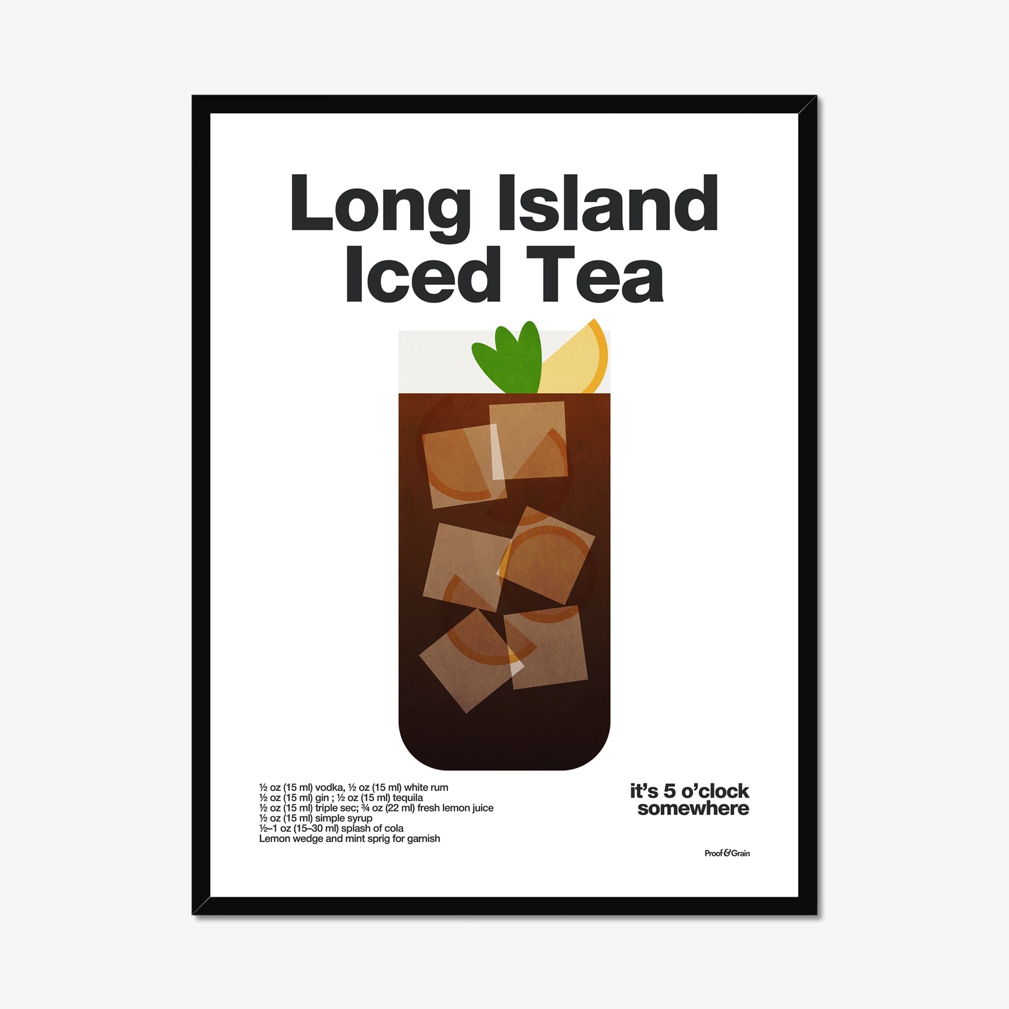 Long Island Iced Tea Cocktail Recipe