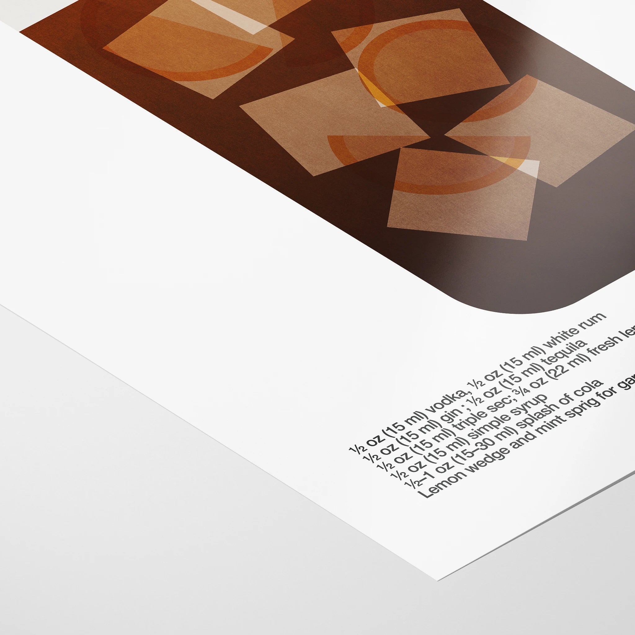 Long Island Iced Tea Cocktail Recipe