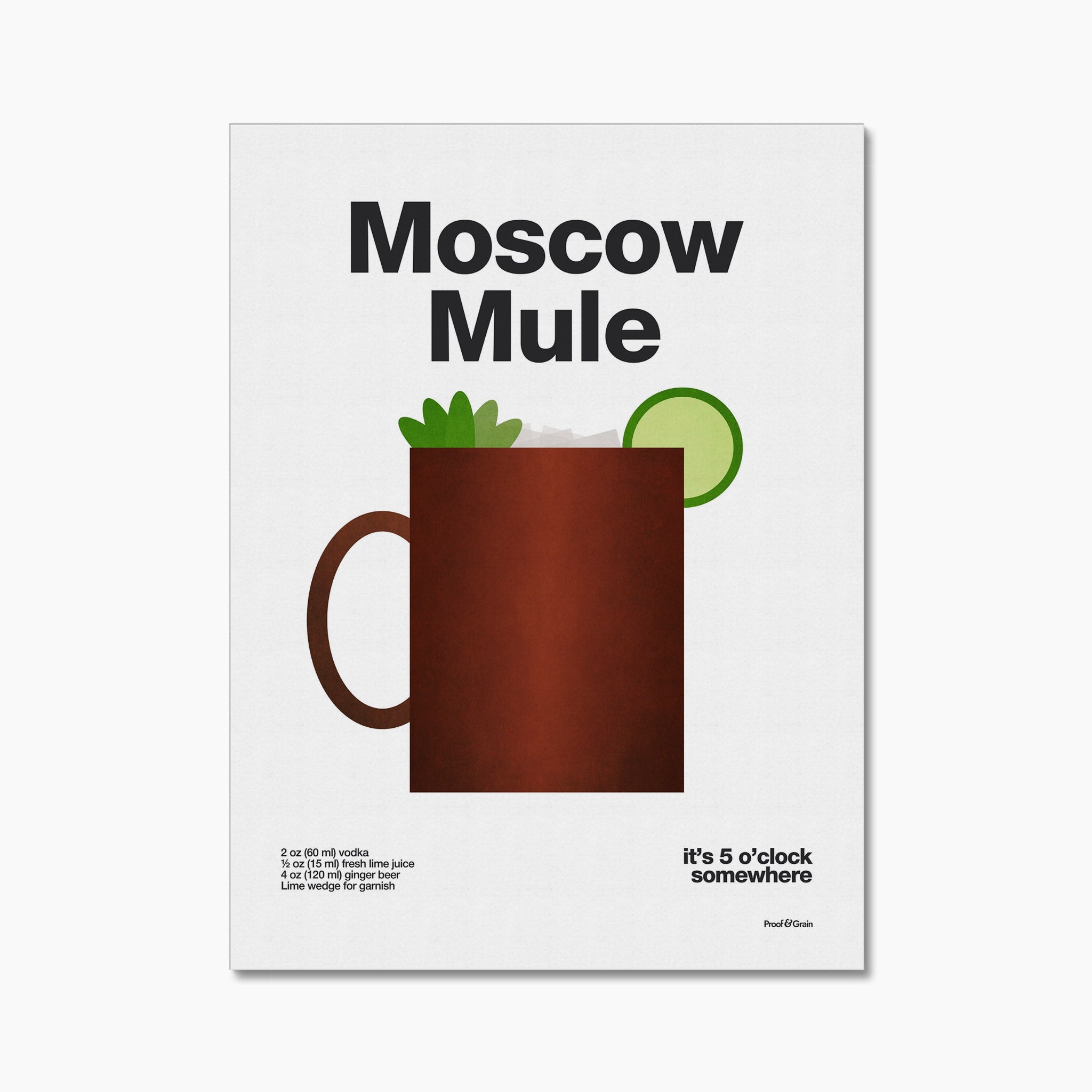 Moscow Mule Cocktail Recipe
