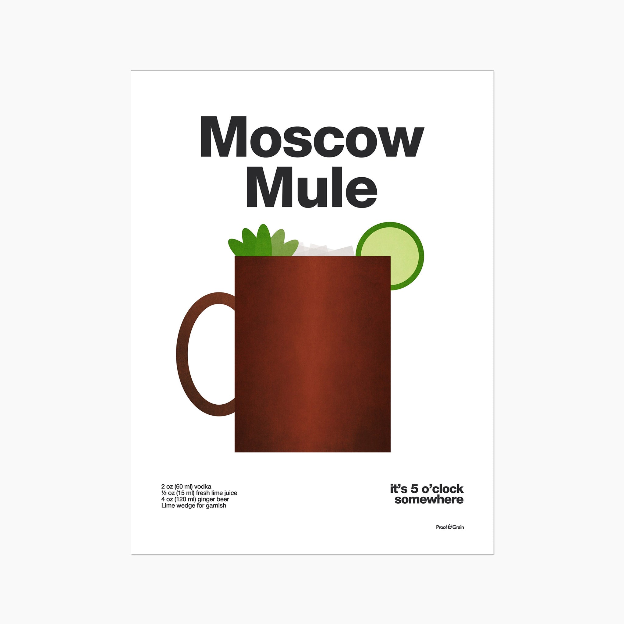 Moscow Mule Cocktail Recipe